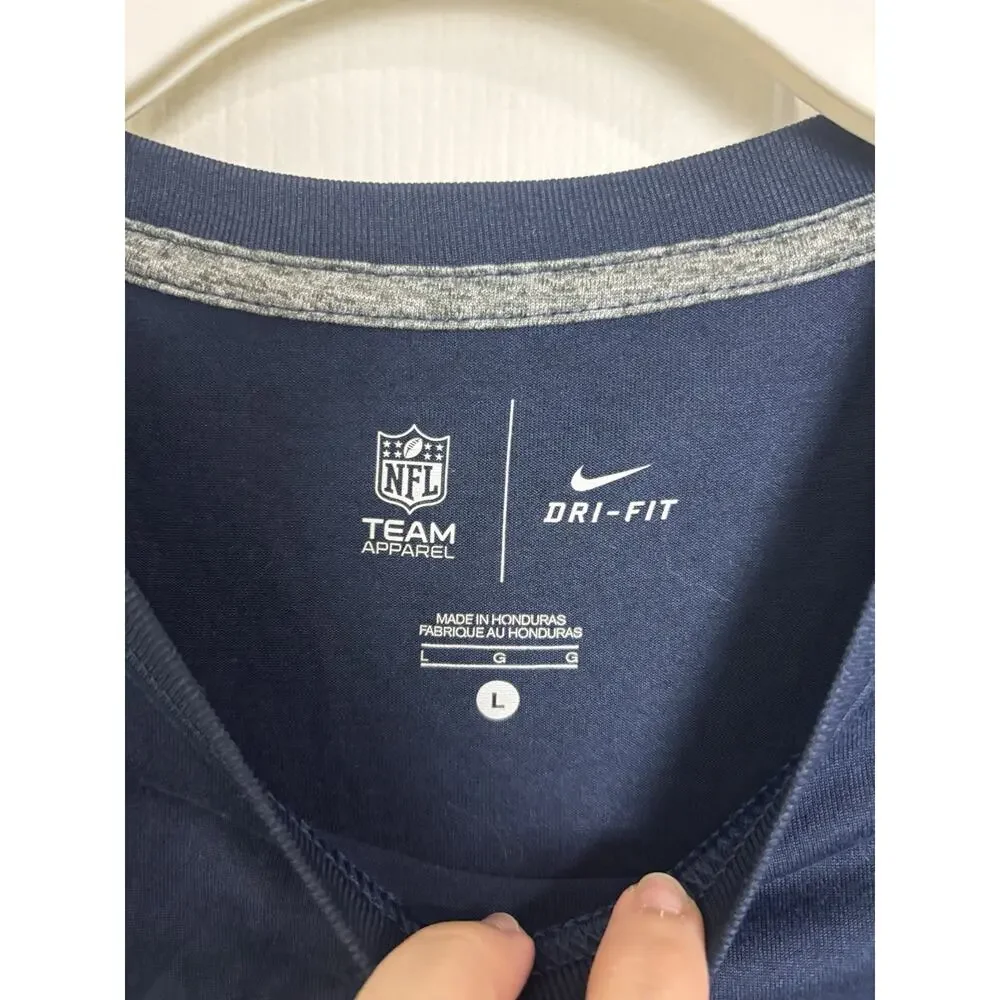 Nike Dri-Fit NFL Dallas Cowboys Football T-Shirt Men’s Size Large Swoosh